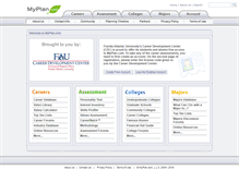 Tablet Screenshot of fau.myplan.com