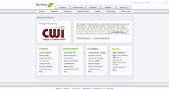 Desktop Screenshot of cwidaho.myplan.com