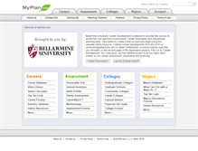 Tablet Screenshot of bellarmine.myplan.com